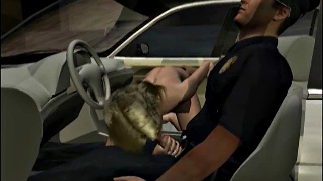 Anime slut sucking in dirty POV sex