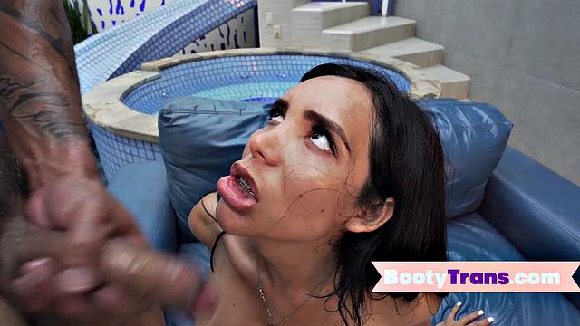 A curvy Latina ride and doggystyle before getting her ass drilled hard