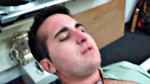 Hairy customer gets her anal hole drilled in a wild 3some bareback