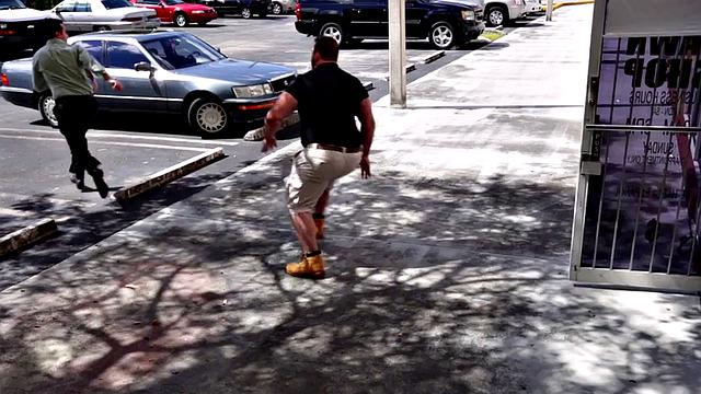 Hairy customer gets her anal hole drilled in a wild 3some bareback