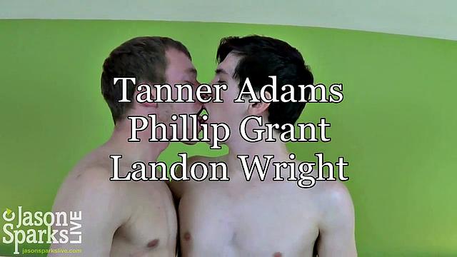 Трое возбужденных мачо устраивают жаркую оргию в Уилмингтоне