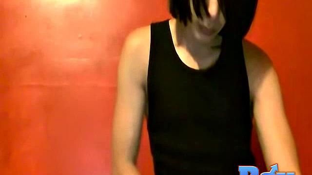 Emo Boy Angel &amp;amp; His Sucking Dildo - Angel