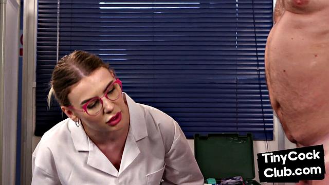 SPH amateur nurse mocks loser's dick