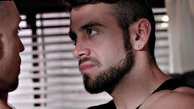 Deepthroating taboo stud bareback fucked in anal