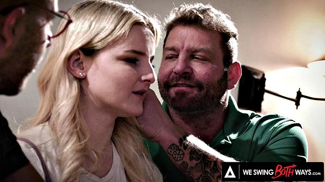 WE SWING BOTH WAYS - Innocent Teen Eliza Eves Gives It Up To Bisexual Neighbors