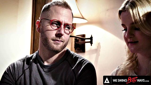 WE SWING BOTH WAYS - Innocent Teen Eliza Eves Gives It Up To Bisexual Neighbors