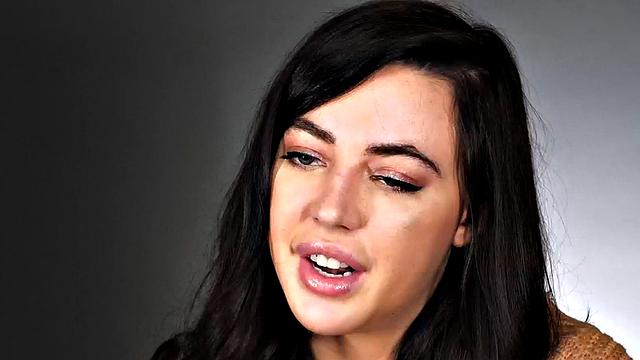 Tiny 21yo babe solo toying and dildoing after casting