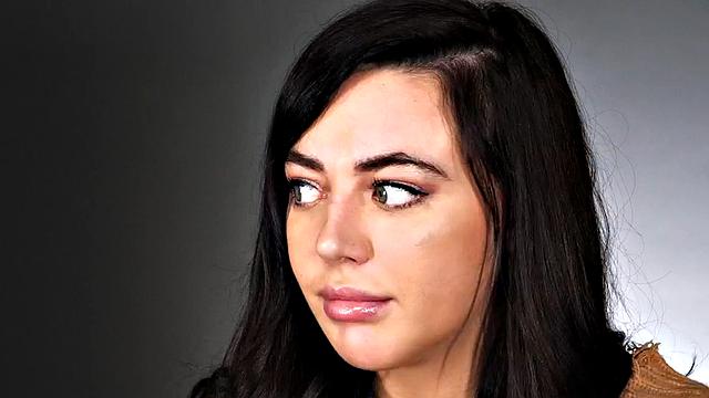 Tiny 21yo babe solo toying and dildoing after casting