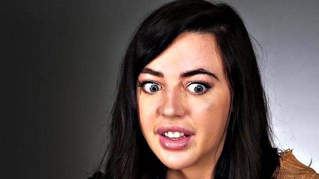 Tiny 21yo babe solo toying and dildoing after casting