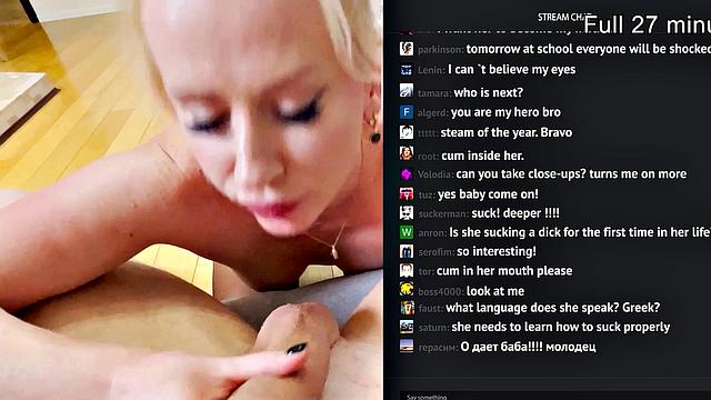 VIP4K. Perv sneaks into teacher's apartment and they have sex