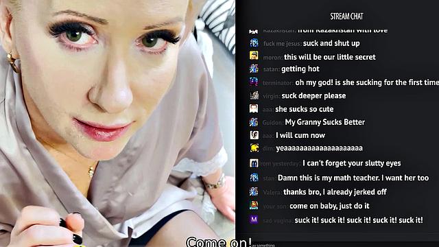 VIP4K. Perv sneaks into teacher's apartment and they have sex