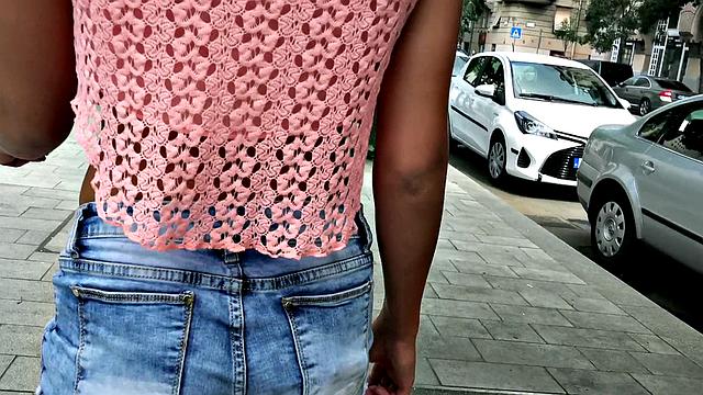 Euro Hottie Rides Cock