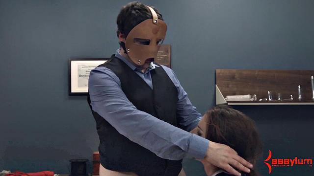 Watch as submissive gets her ass drilled by two hung dudes in kinky domination and sex-toy action!