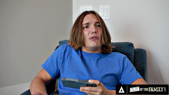OUT OF THE FAMILY - Sexy Blonde River Lynn Seduces Stepcousin For Sex
