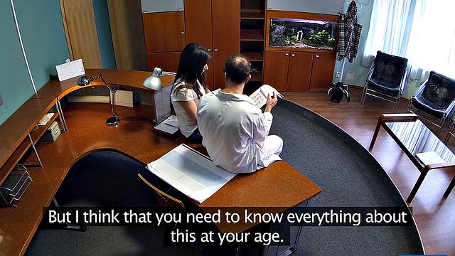 Virgin patient wants the doctor's cock