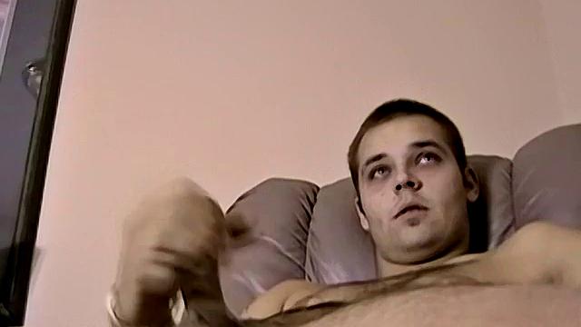 Str8 Jake Cums on Camera - Jake