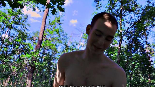 Straight stud picked up for public gay POV anal outdoors