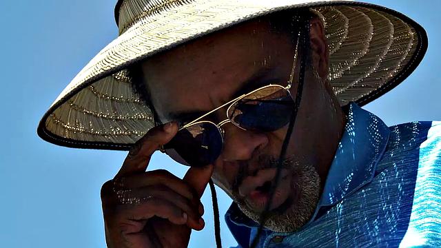 Horny Blonde Invites The Pool Man To Suck and Fuck His Big Black Cock