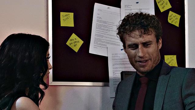 Episode 5: Brunette gets a wild ride in heels and lingerie, giving a handjob, blowjob, and cowgirl to a lucky guy