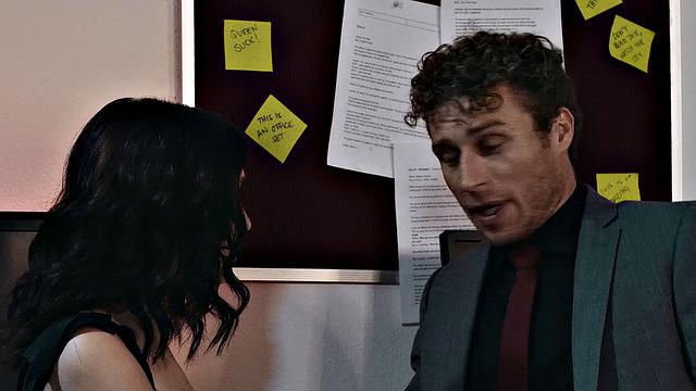 Episode 5: Brunette gets a wild ride in heels and lingerie, giving a handjob, blowjob, and cowgirl to a lucky guy