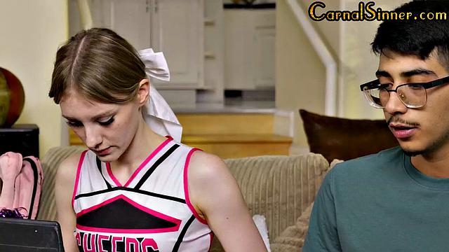 bushy babe fucked by lucky guy