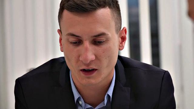 Lucky bae fucked in both holes in threesome by BWC