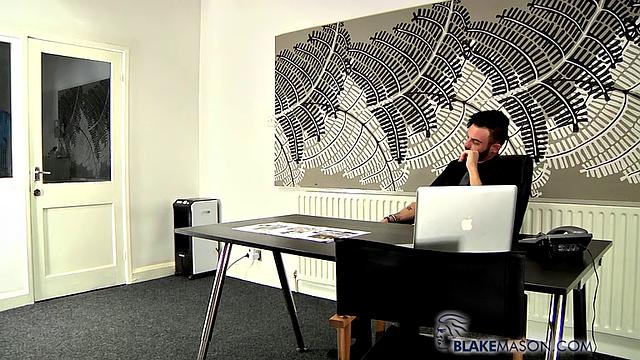 In Trouble With The Boss - Deacon Hunter And Adam Watson Gets It In