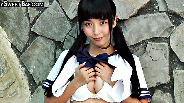Japanese pantyhose schoolgirl fucked by classmate