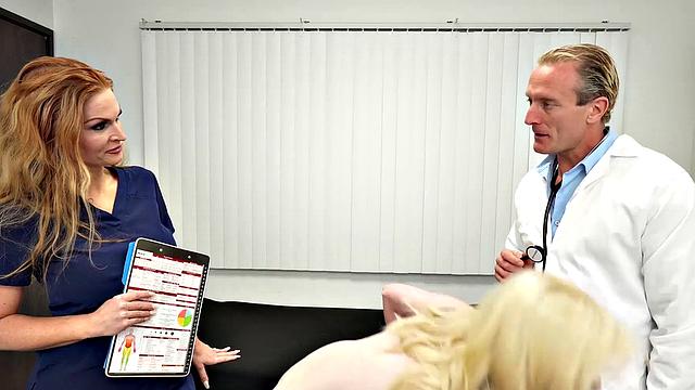 Petite patient fucked by doctor