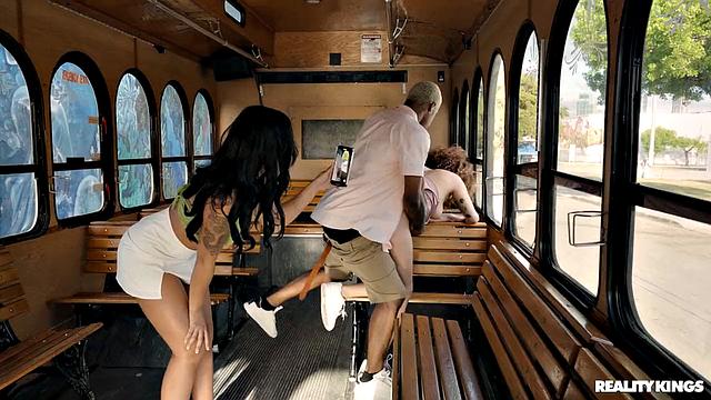 The Public Bus Threesome