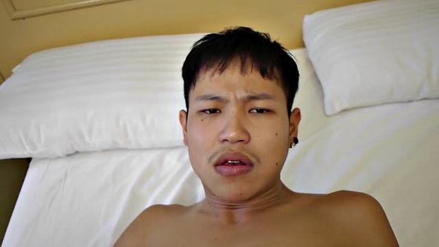 Asian twink analbanged after deepthroating