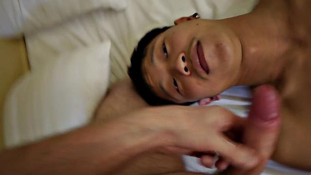 Asian twink analbanged after deepthroating