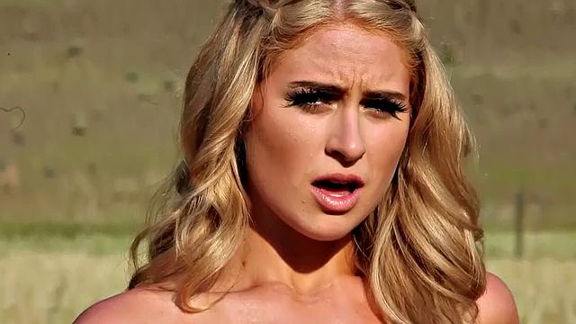 Get ready for a wild outdoor threesome with a bald tattooed babe and her tattooed pussy