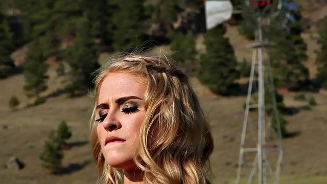 Get ready for a wild outdoor threesome with a bald tattooed babe and her tattooed pussy