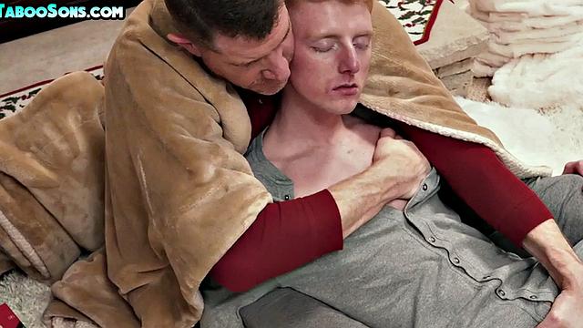 Xmas DILF fucks stepson 21yo on Christmas eve