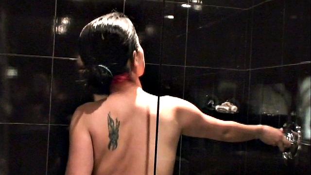 Sexy teen Diana shows off in the shower