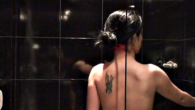 Sexy teen Diana shows off in the shower