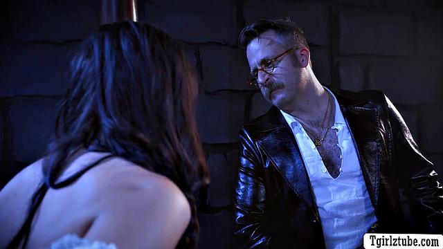 Witch hunter bareback fucks two horny TS