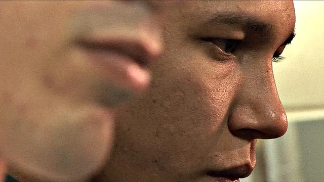 Jonas and Finn are young Latinos. We find the shirtless boys making out on a sofa, when a well-placed hand has a stiff dick in the bottom's mouth.