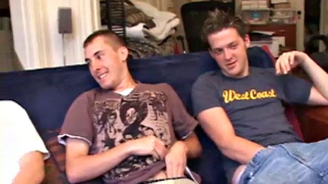 Kiefer, Gunner and Casey Blow Cock