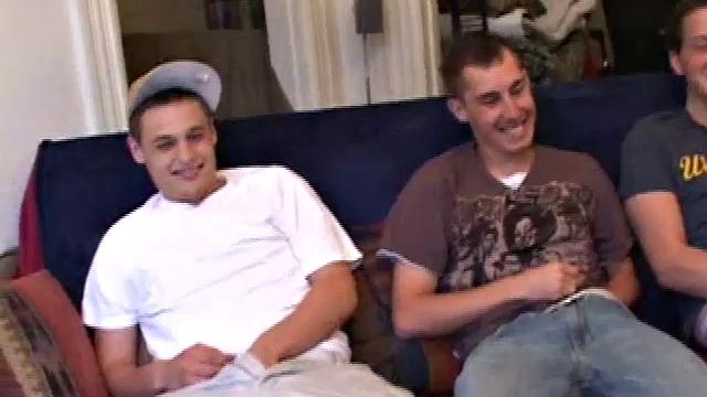 Kiefer, Gunner and Casey Blow Cock