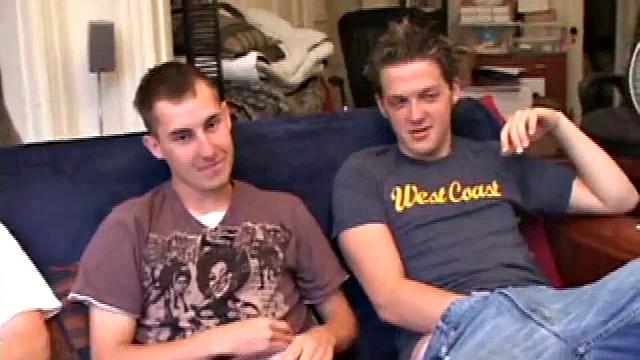 Kiefer, Gunner and Casey Blow Cock
