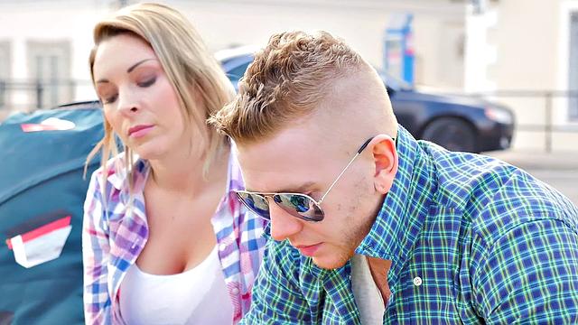 Katie's Sanctuary Part 1: Hot Cuckold Action with High Heels and Doggy Style Riding