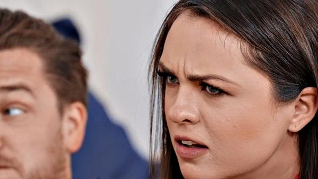 Busty MILF and medium boobs babe ride cock in 3some