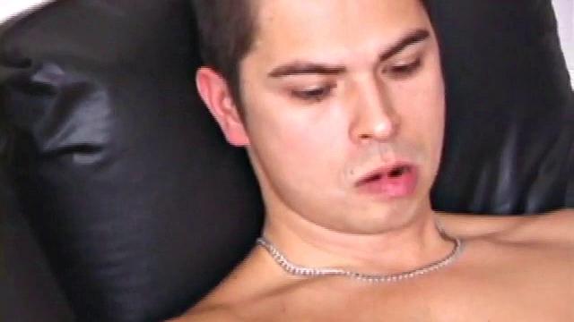 Watching a straight porn video, Adam and Anthony are soon hard. Anthony goes to work practicing his oral skills, and soon the two are in a 69. Then Anthony fucks Adam with a vibrator.