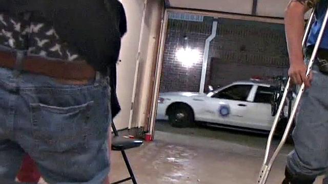 College party teen riding