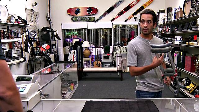 Real customer assriding store owner