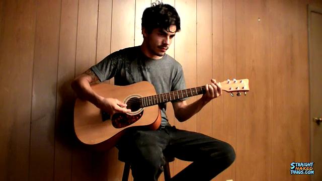 Devin Reynolds Shows Off Guitar Skills And Stroking
