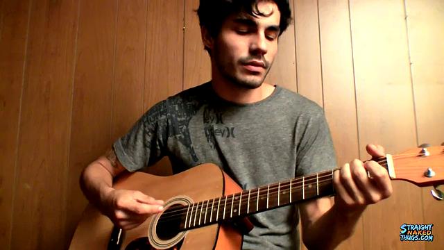 Devin Reynolds Shows Off Guitar Skills And Stroking