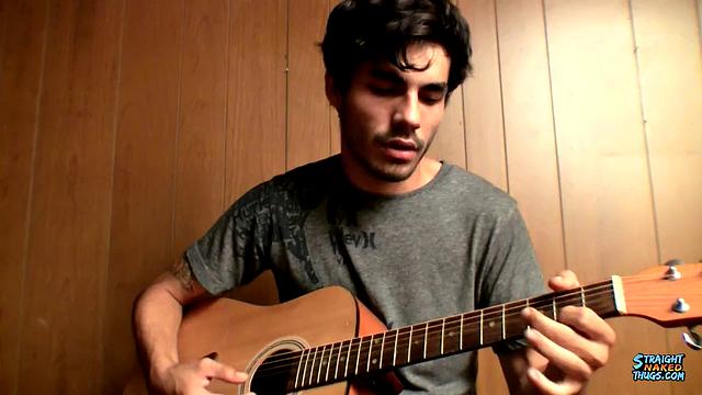 Devin Reynolds Shows Off Guitar Skills And Stroking